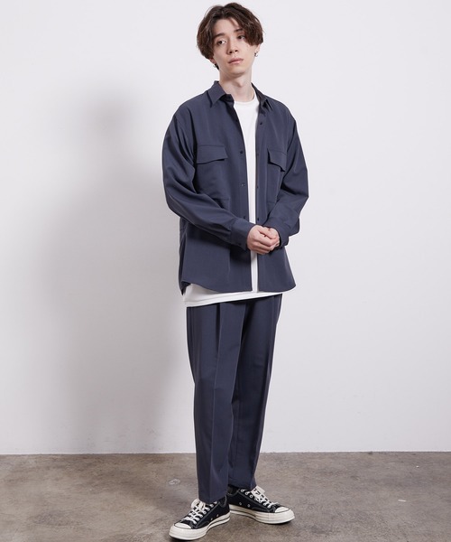 JUNRED（ジュンレッド）の「バイシクルワンタックイージーパンツ（その他パンツ・メンズ・ブラック/ダークブラウン/グリーン/イエロー系その他3/ベージュ・LL/M/L）」の10枚目の写真