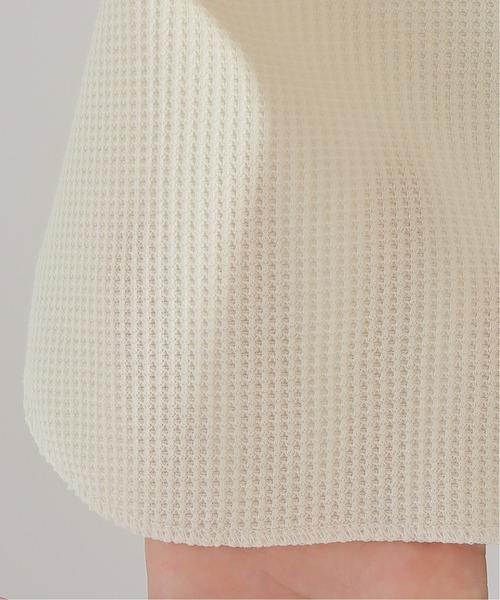 JOURNAL STANDARD relume（ジャーナルスタンダード　レリューム）の「TCワッフルオーバーサイズロングスリーブTシャツ◆（Tシャツ/カットソー・レディース・チャコールグレー/ベージュ系その他/オートミール・FREE）」の22枚目の写真