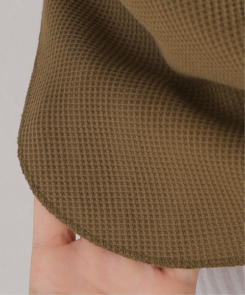 JOURNAL STANDARD relume（ジャーナルスタンダード　レリューム）の「TCワッフルオーバーサイズロングスリーブTシャツ◆（Tシャツ/カットソー・レディース・チャコールグレー/ベージュ系その他/オートミール・FREE）」の19枚目の写真