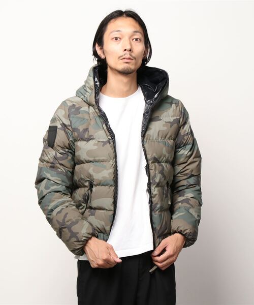 HYDROGEN(ハイドロゲン)の「《HYDROGEN/ハイドロゲン》ダウンジャケット/ CAMO JACKET(ダウンジャケット/コート・メンズ・グリーン系その他・52/54/46/56/48/44)」の1枚目の写真