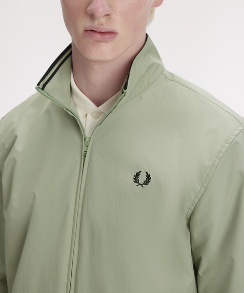 FRED PERRY(フレッドペリー)の「Brentham Jacket/ブレンサムジャケット(ブルゾン・メンズ・ブラック/ネイビー/ネイビー系/ブラック系その他/オートミール/ブルー/ブルー系その他/ベージュ/カーキ/ダークオリーブ/セージグリーン・L/S/M/XL)」の22枚目の写真