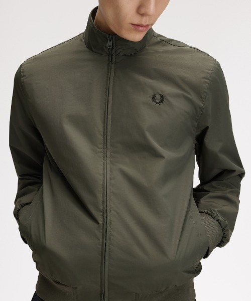 FRED PERRY(フレッドペリー)の「Brentham Jacket/ブレンサムジャケット(ブルゾン・メンズ・ブラック/ネイビー/ネイビー系/ブラック系その他/オートミール/ブルー/ブルー系その他/ベージュ/カーキ/ダークオリーブ/セージグリーン・L/S/M/XL)」の18枚目の写真