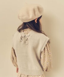 apres les cours | レースアップニットベスト(ニット/セーター)