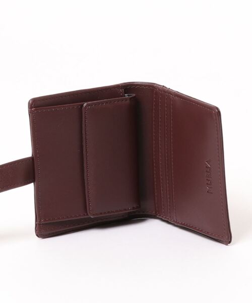 MURUA(ムルーア)の「MURUA (ムルーア) 二つ折り財布 MR-W1033 BUCKLE(財布・レディース・ブラック/ブラウン・FREE)」の4枚目の写真