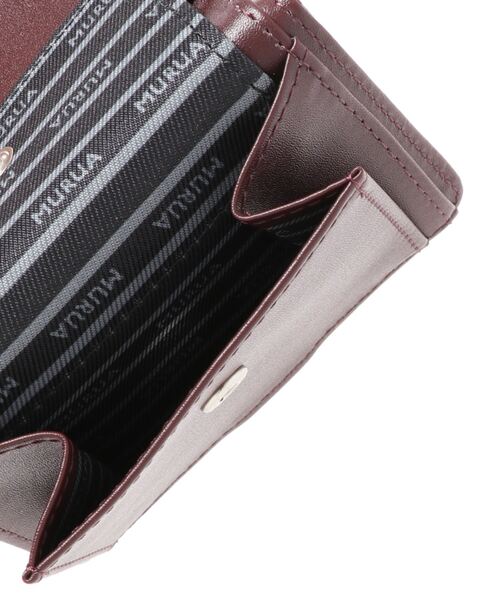 MURUA(ムルーア)の「MURUA (ムルーア) 二つ折り財布 MR-W1033 BUCKLE(財布・レディース・ブラック/ブラウン・FREE)」の10枚目の写真
