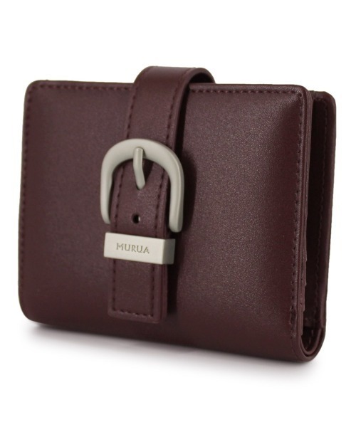 MURUA(ムルーア)の「MURUA (ムルーア) 二つ折り財布 MR-W1033 BUCKLE(財布・レディース・ブラック/ブラウン・FREE)」の17枚目の写真