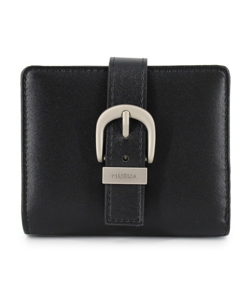 MURUA(ムルーア)の「MURUA (ムルーア) 二つ折り財布 MR-W1033 BUCKLE(財布・レディース・ブラック/ブラウン・FREE)」の12枚目の写真