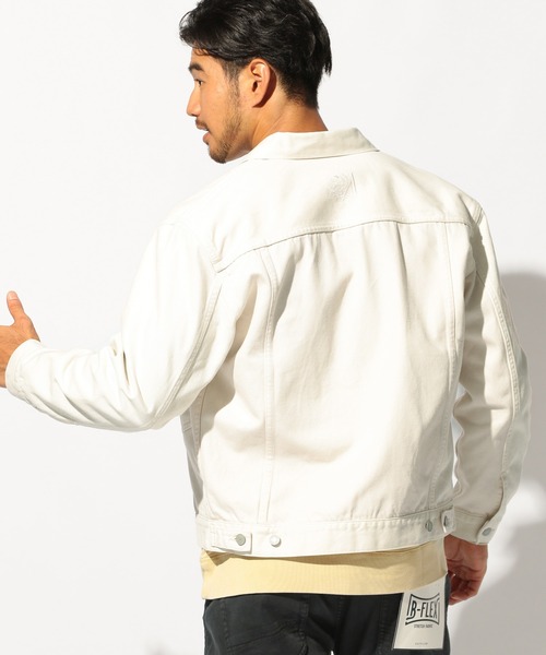 BAYFLOW（ベイフロー）の「【Just Sound Good】デニムジャケット（デニムジャケット・メンズ・ベージュ・MEDIUM）」の3枚目の写真