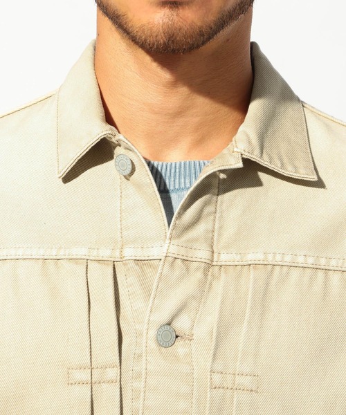 BAYFLOW（ベイフロー）の「【Just Sound Good】デニムジャケット（デニムジャケット・メンズ・ベージュ・MEDIUM）」の8枚目の写真