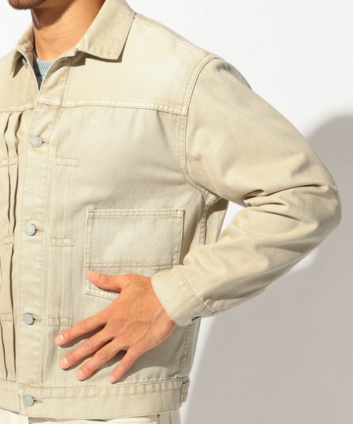 BAYFLOW（ベイフロー）の「【Just Sound Good】デニムジャケット（デニムジャケット・メンズ・ベージュ・MEDIUM）」の9枚目の写真