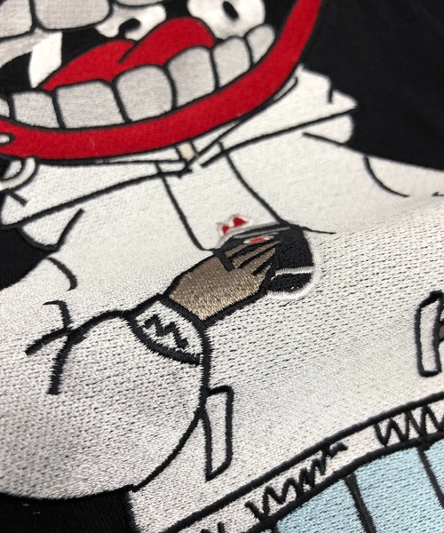 ADMIX/ATELIER SAB MEN(アドミックスアトリエサブメン)の「【RE730 なみおくん コレクション】なみおくん フロント刺繍 空紡糸天竺 オーバーサイズ ロングTシャツ(Tシャツ/カットソー・メンズ・ホワイト/ブラック・48/50/52)」の17枚目の写真