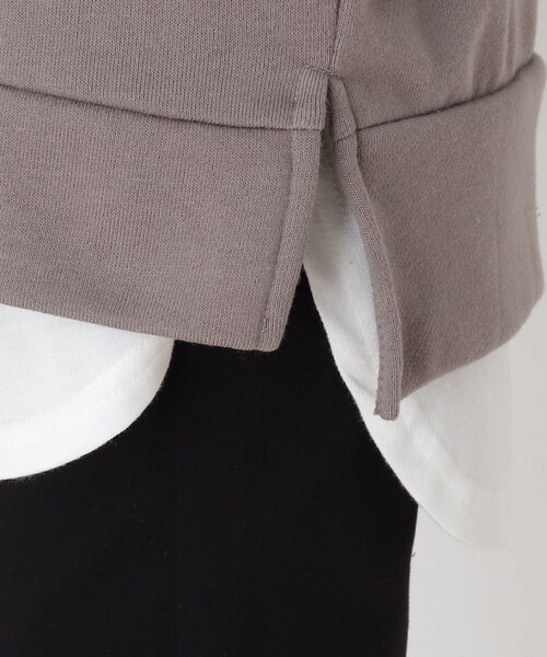 SHOO・LA・RUE（シューラルー）の「◆【2点セット】裏毛ベスト＋ロンTセット（その他トップス・レディース・グレー系その他/サンドベージュ・02/03/04）」の6枚目の写真