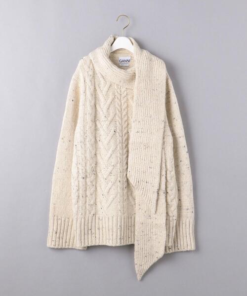 GANNI（ガニー）の「＜GANNI（ガニー）＞ケーブル タイ ニット