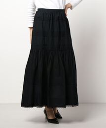 IENA コットンレースティアードスカート  イエナ 23SS IENA(イエナ) / 23SS/コットンレースティアードスカート/36