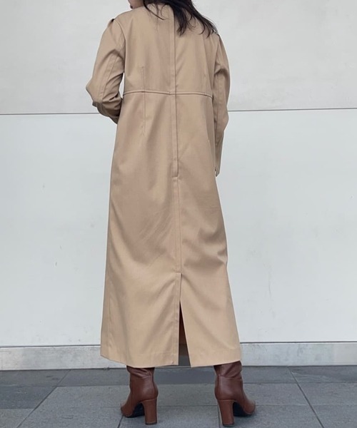 Mila Owen（ミラオーウェン）の「肩タックIラインシルエットワンピース