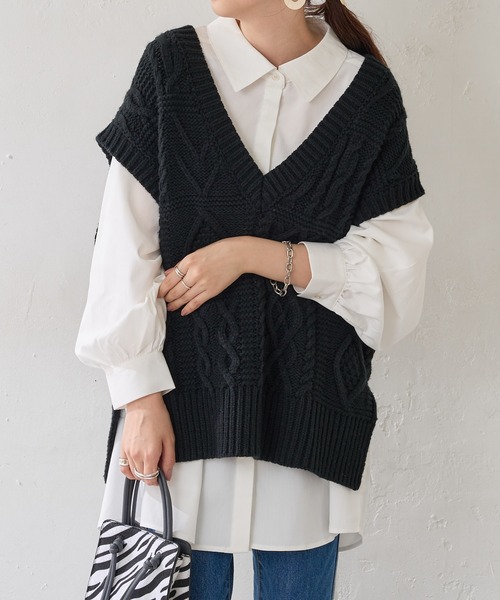 DISCOAT（ディスコート）の「【WEB限定】BIGシャツ（シャツ/ブラウス・レディース・ホワイト/ブラック/グレー/イエロー・FREE）」の18枚目の写真