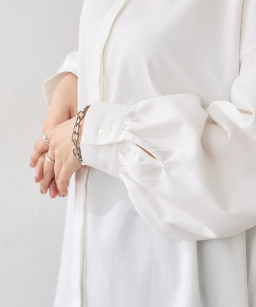 DISCOAT（ディスコート）の「【WEB限定】BIGシャツ（シャツ/ブラウス・レディース・ホワイト/ブラック/グレー/イエロー・FREE）」の15枚目の写真