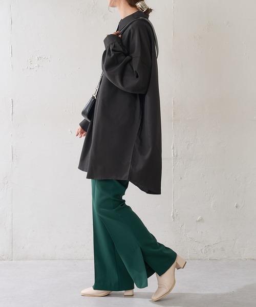 DISCOAT（ディスコート）の「【WEB限定】BIGシャツ（シャツ/ブラウス・レディース・ホワイト/ブラック/グレー/イエロー・FREE）」の7枚目の写真