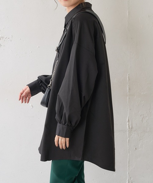 DISCOAT（ディスコート）の「【WEB限定】BIGシャツ（シャツ/ブラウス・レディース・ホワイト/ブラック/グレー/イエロー・FREE）」の16枚目の写真