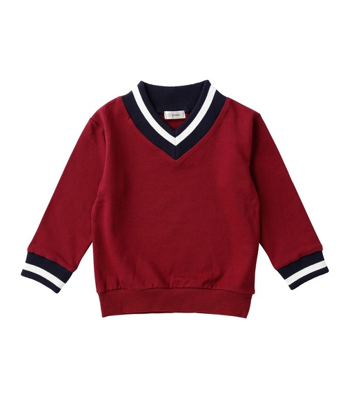 D.fesense（ディーフェセンス）の「チルデントレーナー（スウェット・キッズ・ボルドー/ネイビー/ブラック・110cm/80ｃｍ）」の4枚目の写真