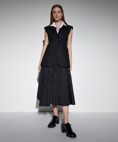 CHARLES & KEITH（チャールズ & キース）の「レースアップ オックスフォードパンプス / Lace-Up Oxford Pumps（ドレスシューズ・レディース・ブラック/ダークブラウン・22.5cm/23cm/23.5cm/24.5cm/25cm/25.5cm）」の14枚目の写真