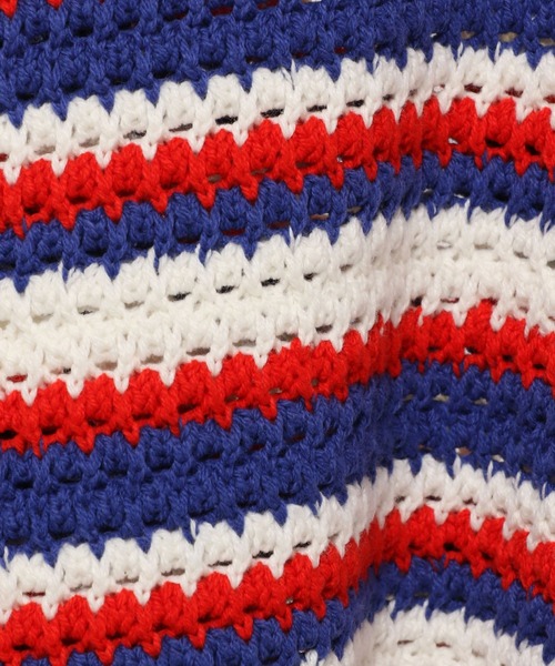 PAGEBOY（ページボーイ）の「ルーズボーダーニット（ニット/セーター・レディース・ホワイト×ブラック/マルチ・FREE）」の20枚目の写真