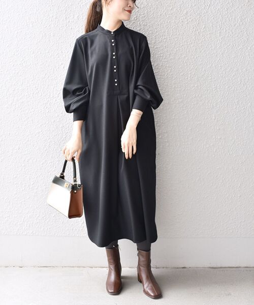 SHIPS(シップス)の「パールモチーフボタンワンピース◇(シャツ SHIPS(シップス)の「パールモチーフボタンワンピース◇(シャツ
