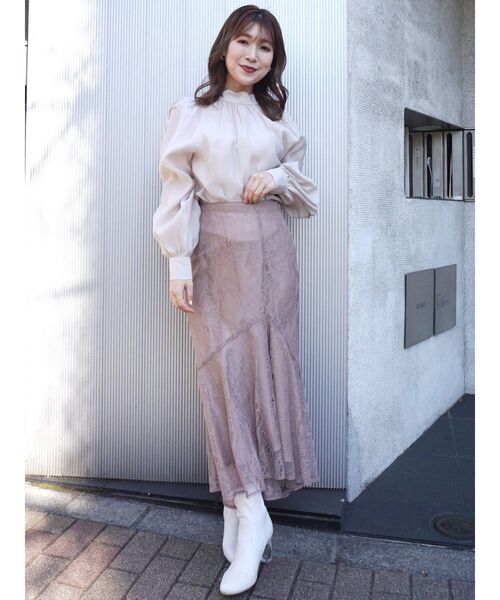 MERCURYDUO(マーキュリーデュオ)の「2WAYスリットスリーブブラウス(シャツ/ブラウス・レディース・オフホワイト/イエロー/ベージュ・FREE)」の12枚目の写真