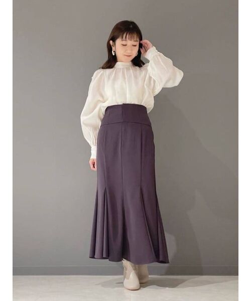 MERCURYDUO(マーキュリーデュオ)の「2WAYスリットスリーブブラウス(シャツ/ブラウス・レディース・オフホワイト/イエロー/ベージュ・FREE)」の16枚目の写真