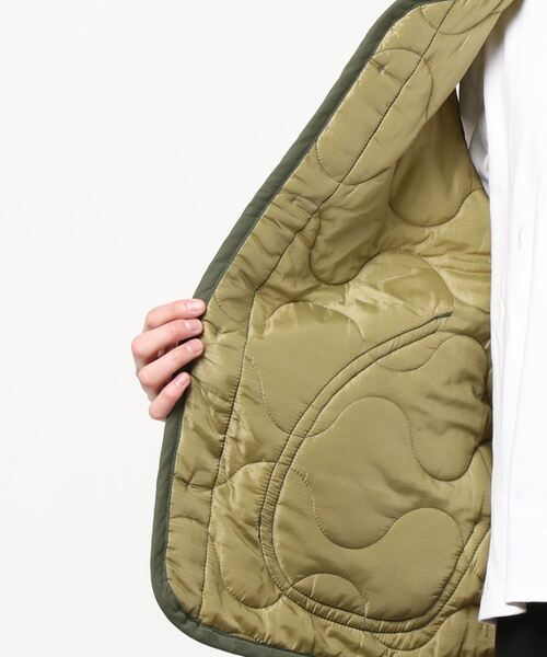 HOUSTON（ヒューストン）の「【HOUSTON 】/ ヒューストン  M-65 LINNER VEST / M-65ライナーベスト（ベスト・メンズ・ブラック/オリーブドラブ・LARGE/X-LARGE/MEDIUM）」の5枚目の写真