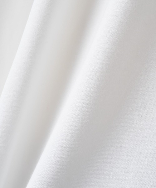 BEARDSLEY(ビアズリー)の「《FRIPIER・ユニセックス》ARMYロングTシャツ(マリーナ)(Tシャツ/カットソー・レディース・ホワイト/グレー・FREE)」の3枚目の写真