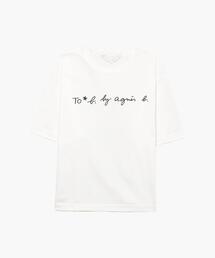 To b. by agnes b.（トゥービーバイアニエスベー）の「WL84 TS ロゴビッグシルエットTシャツ（Tシャツ/カットソー・レディース）」
