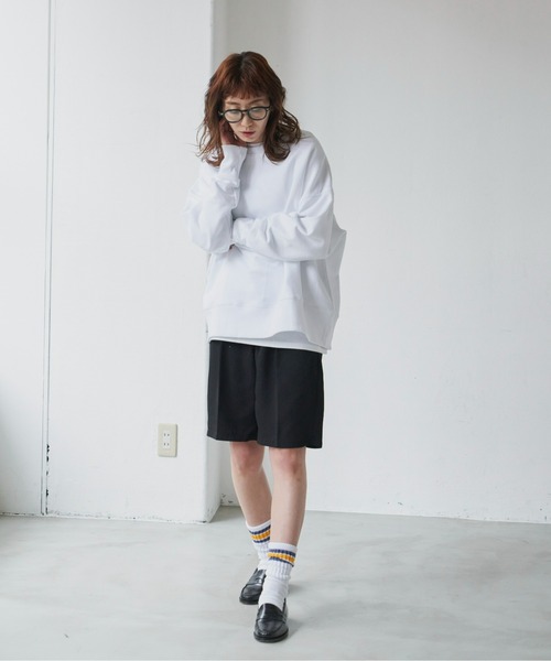 Auntie Rosa Holiday(アンティローザホリデー)の「タックショートパンツ(その他パンツ・レディース・ブラック/ネイビー・SMALL/MEDIUM)」の12枚目の写真