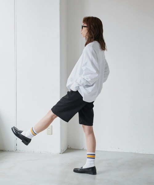 Auntie Rosa Holiday(アンティローザホリデー)の「タックショートパンツ(その他パンツ・レディース・ブラック/ネイビー・SMALL/MEDIUM)」の14枚目の写真