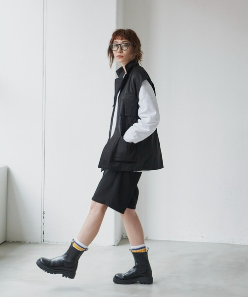 Auntie Rosa Holiday(アンティローザホリデー)の「タックショートパンツ(その他パンツ・レディース・ブラック/ネイビー・SMALL/MEDIUM)」の18枚目の写真