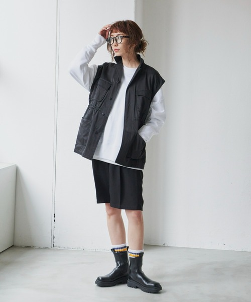 Auntie Rosa Holiday(アンティローザホリデー)の「タックショートパンツ(その他パンツ・レディース・ブラック/ネイビー・SMALL/MEDIUM)」の21枚目の写真