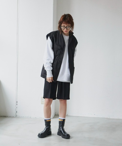 Auntie Rosa Holiday(アンティローザホリデー)の「タックショートパンツ(その他パンツ・レディース・ブラック/ネイビー・SMALL/MEDIUM)」の22枚目の写真