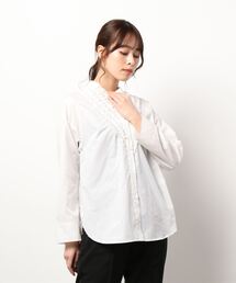 PICCIN | フロントフリルブラウス(シャツ/ブラウス)