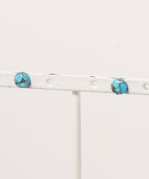 September/ターコイズ ＋コッパー  ラウンド pierce