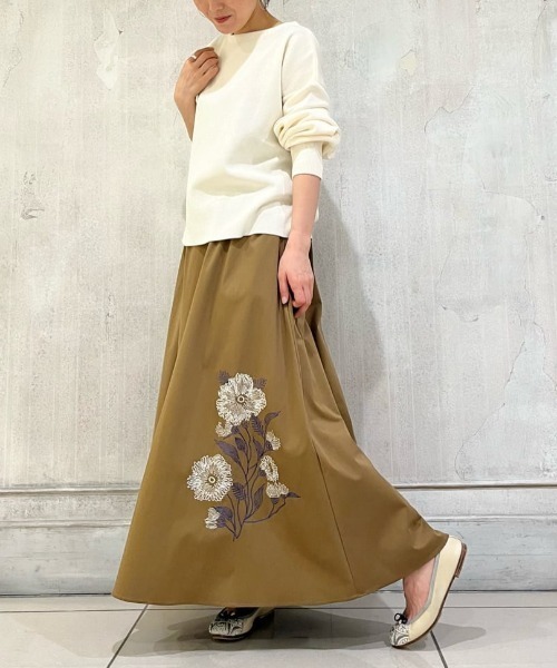 BEARDSLEY（ビアズリー）の「コットンニット ウールのチクチクが苦手な方に 洗えるニット（ニット/セーター・レディース・ブラック/ホワイト・FREE）」の10枚目の写真