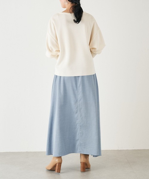 BEARDSLEY（ビアズリー）の「コットンニット ウールのチクチクが苦手な方に 洗えるニット（ニット/セーター・レディース・ブラック/ホワイト・FREE）」の17枚目の写真