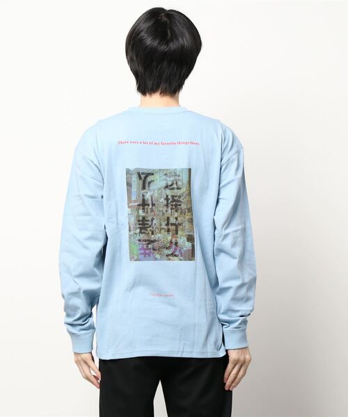 Poems フォトバックプリントロングスリーブｔシャツ