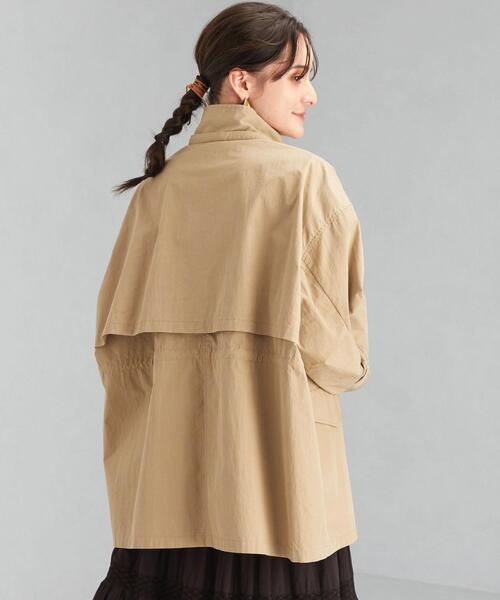 green label relaxing（グリーンレーベルリラクシング）の「ミリタリー ミドル モッズ コート ブルゾン（モッズコート・レディース・ベージュ/ネイビー/オリーブ・FREE）」の15枚目の写真