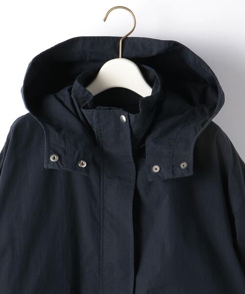 green label relaxing（グリーンレーベルリラクシング）の「ミリタリー ミドル モッズ コート ブルゾン（モッズコート・レディース・ベージュ/ネイビー/オリーブ・FREE）」の4枚目の写真