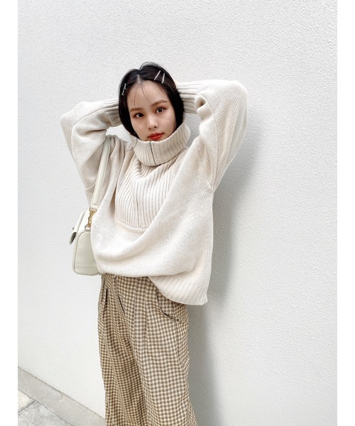 JUMELLE(ジュメロ)の「【低身長~高身長】ワイドチェックパンツ(スラックス・レディース・イエロー/グリーン・SMALL/MEDIUM)」の21枚目の写真