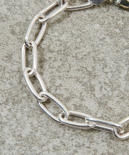 And A(アンドエー)の「And A アンドエー / Link chain bracelet アズキチェーンブレスレット オーバル シルバー925(ブレスレット・メンズ・シルバー・WOMENS/MENS)」の11枚目の写真