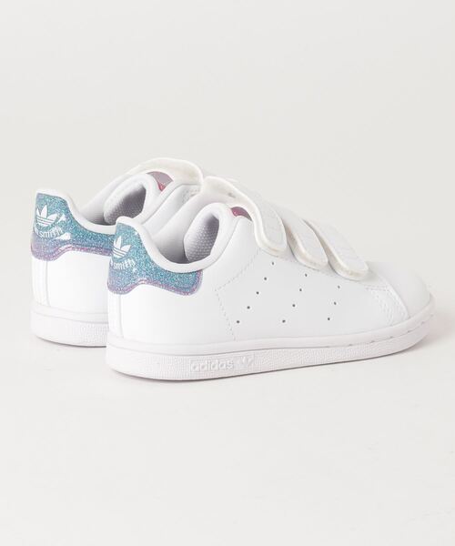 adidas(アディダス)の「adidas アディダス 12-16STAN SMITH CF I スタンスミス CF GZ1550 FWHT/FWHT/CBLK(スニーカー・キッズ・ホワイト・15 /12/13/14/16)」の3枚目の写真