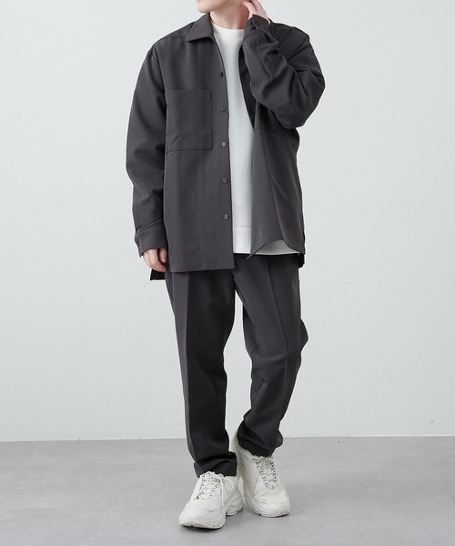 COLONY 2139 ストレッチイージーケア ミリタリーシャツ・スリムパンツ COLONY 2139 ストレッチイージーケア ミリタリーシャツ・スリムパンツ