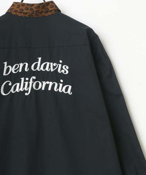 BEN DAVIS（ベンデイビス）の「BEN DAVIS/ベンデイビス オーバーサイズ バック刺繍 クレリック ワークシャツ（シャツ/ブラウス・メンズ・ホワイト/ブラック/ダークグリーン/ベージュ/ブルー系その他・M/L）」の7枚目の写真