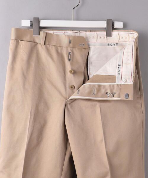 Scye（サイ）の「＜SCYE（サイ）＞ ルーズフィット チノパンツ（チノパンツ・メンズ・ベージュ・36/40/38）」の3枚目の写真